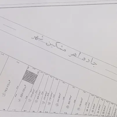 زمین تجاری در جاده مشگین