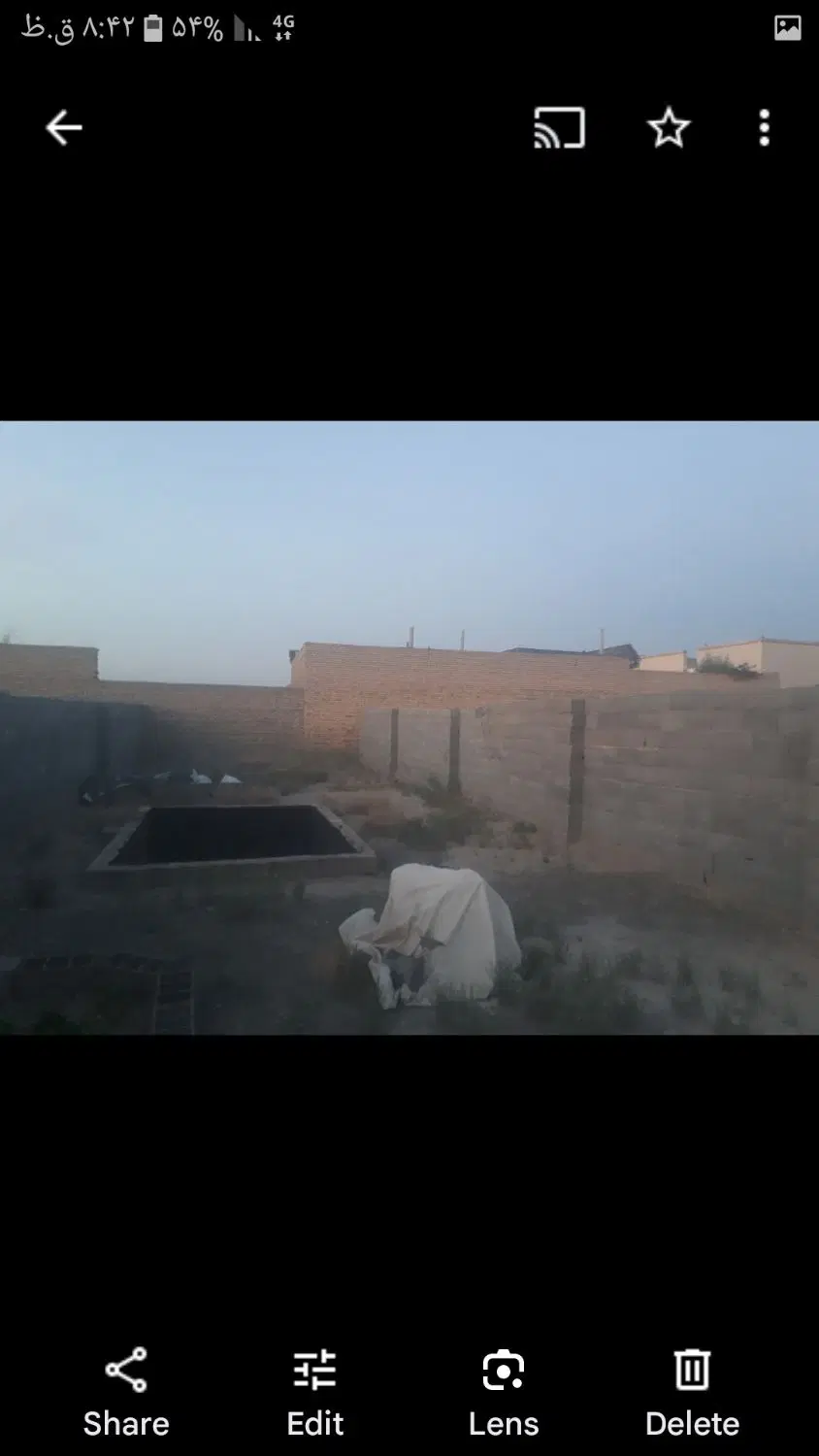 ۲۱۲ متر زمین سنددار