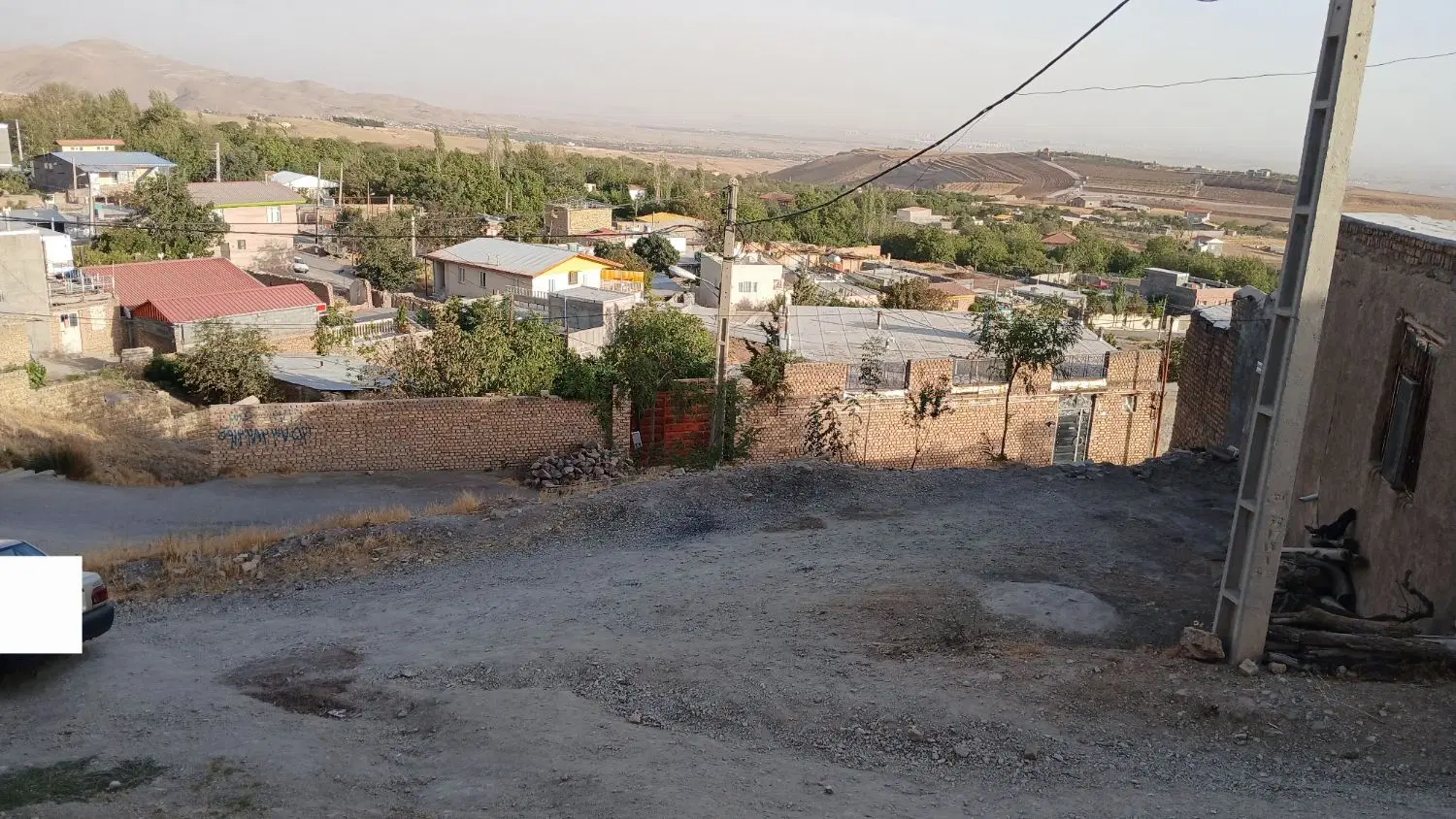 زمین مسکونی داخل بافت روستای عبدل اباد کوهپایه