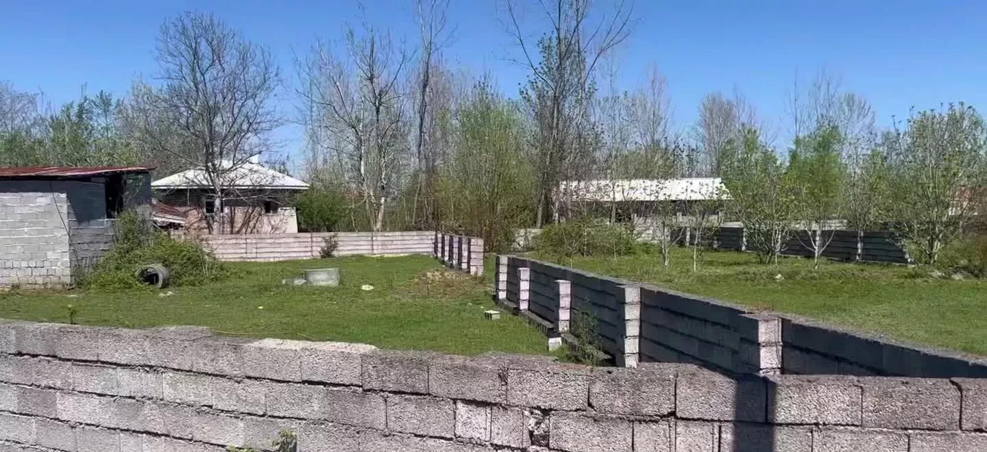 ۳۱۷متر زمین مسکونی ۴دیواری،پروانه ساخت،امامزادهاشم