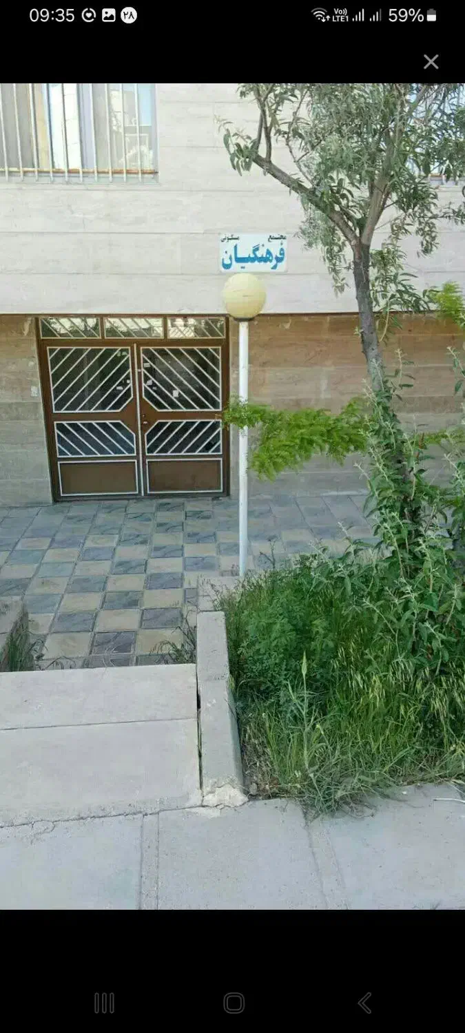 آپارتمان مبله طبقه دوم ۷۸متری  دوخوابه باهمه وسایل
