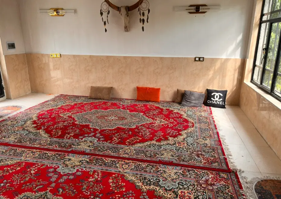 باغ ویلا، باغچه + بنا یک‌ خوابه رباط کریم