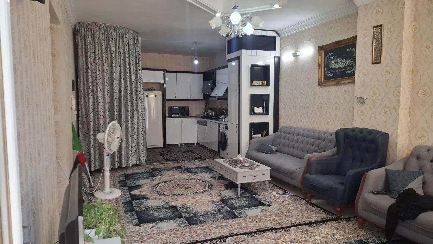 رهن و اجاره  ۷۵ متری دو خواب پارکینگ و آسانسور