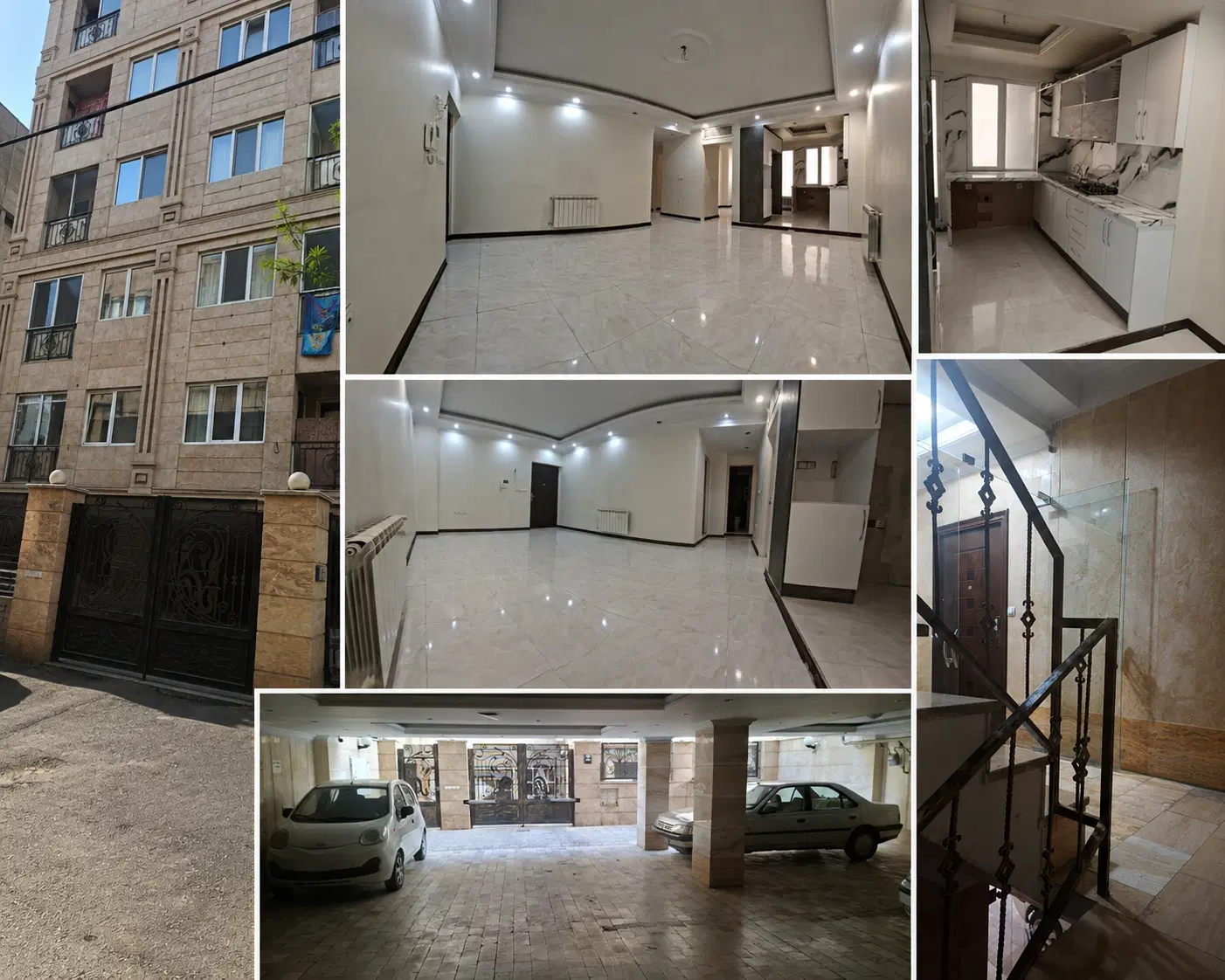 65 متر دو خواب با پارکینگ سندی
