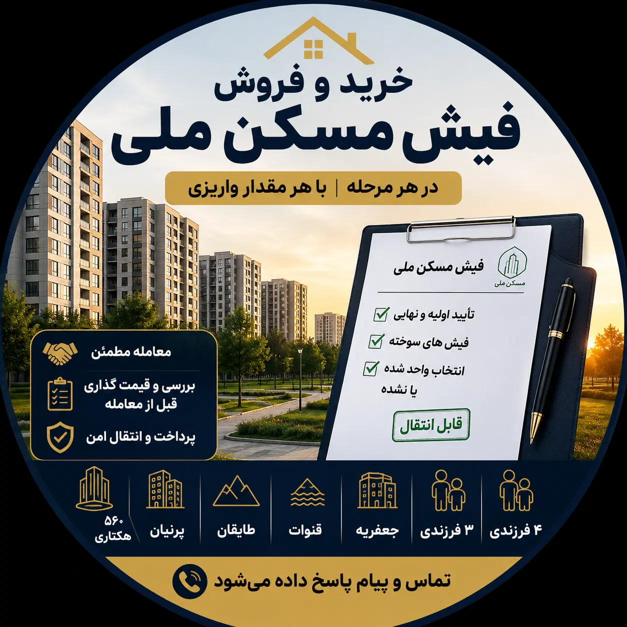 خرید و فروش فیش مسکن ملی