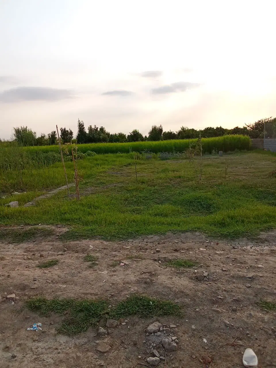 180 متر زمین داخل بافت بعد از روستای رمنت