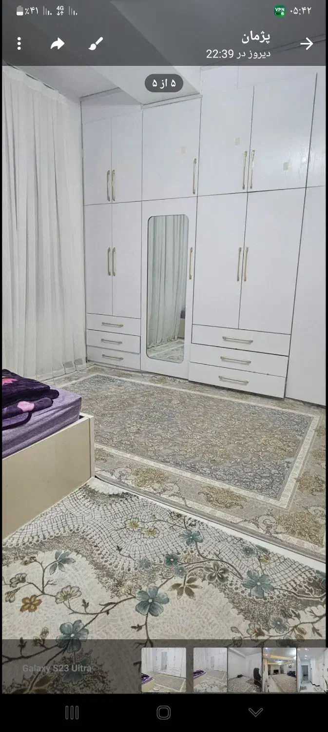 یک واحد اپارتمانی شهرک حلال احمر فول امکانات