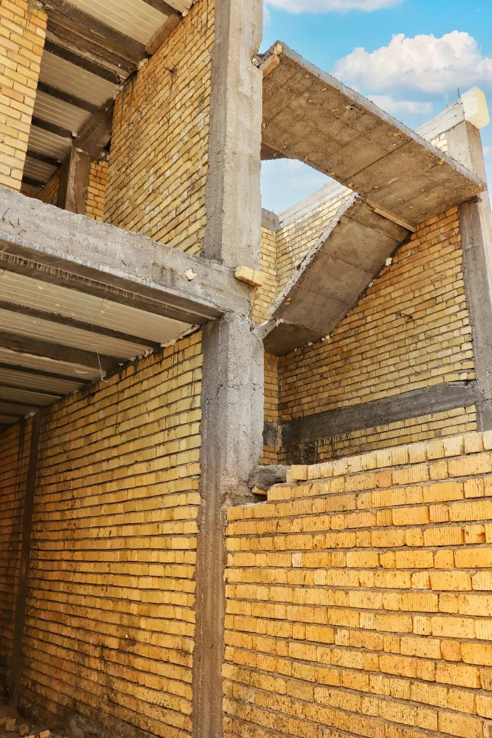 اسکلت دو طبقه طرح هادی