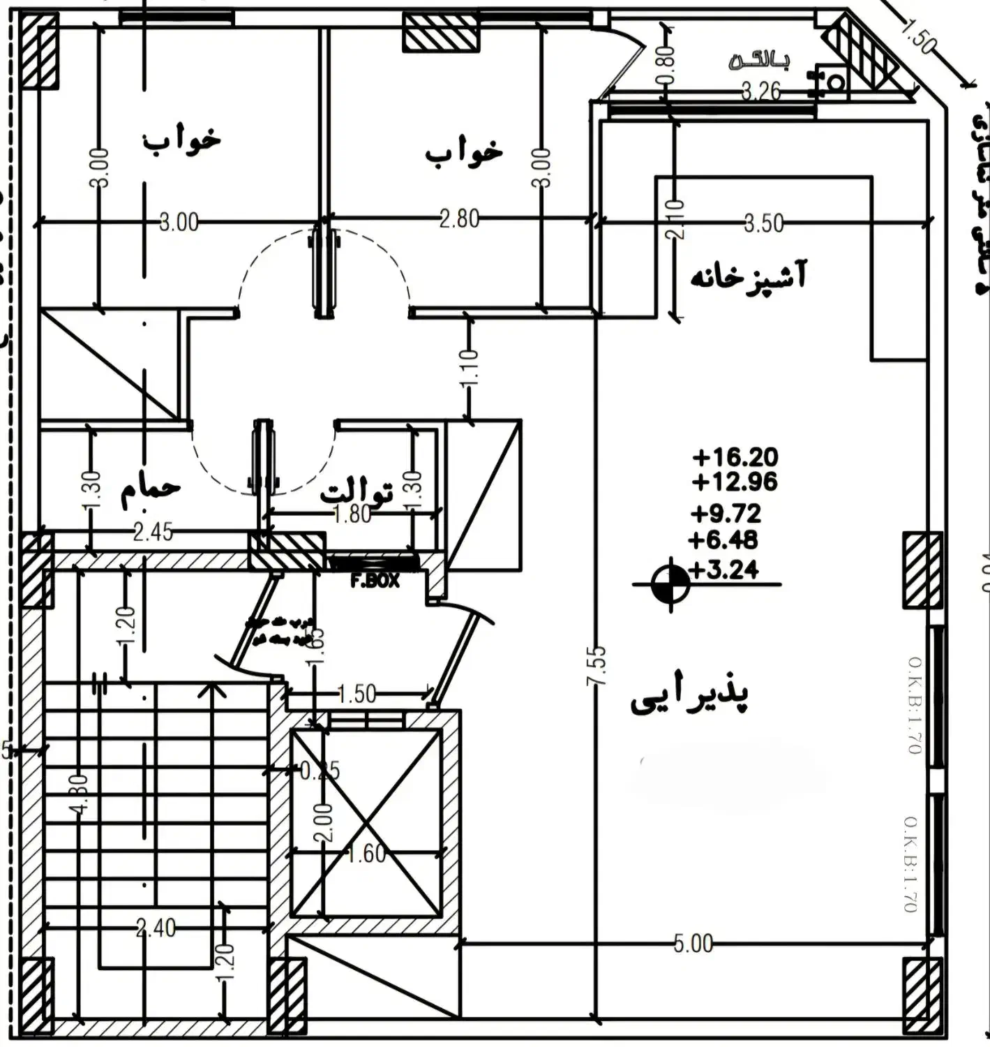 ۵۵ متر کلنگی خمارباغی