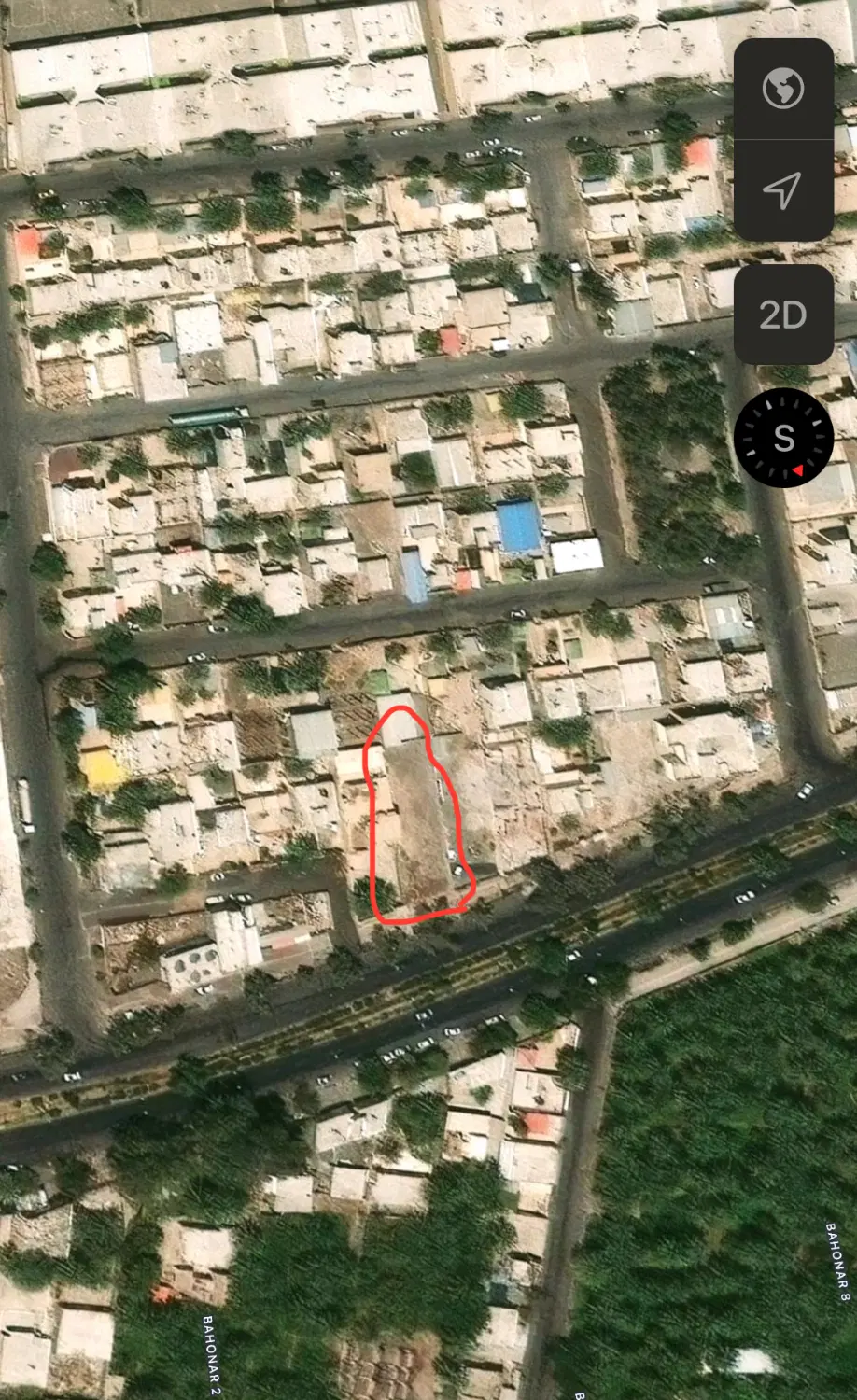 زمین مسکونی تجاری 600متر بر بلوار باهنر