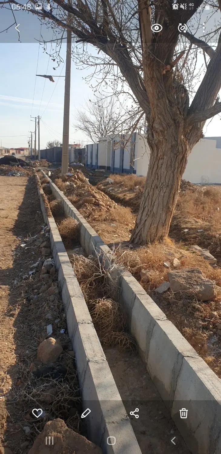 زمین ۳۰۰متری در رحمت آباد ساوه