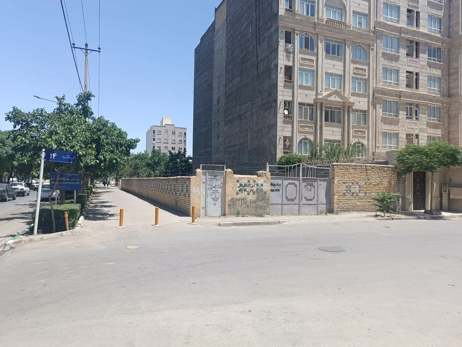 زمین ۵۵۲ متر مربع ( تجاری_ مسکونی)