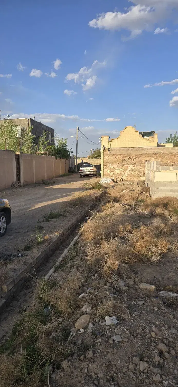 زمین نیمه ساز فروش فوری فقط تا فردا تخفیف ویژه