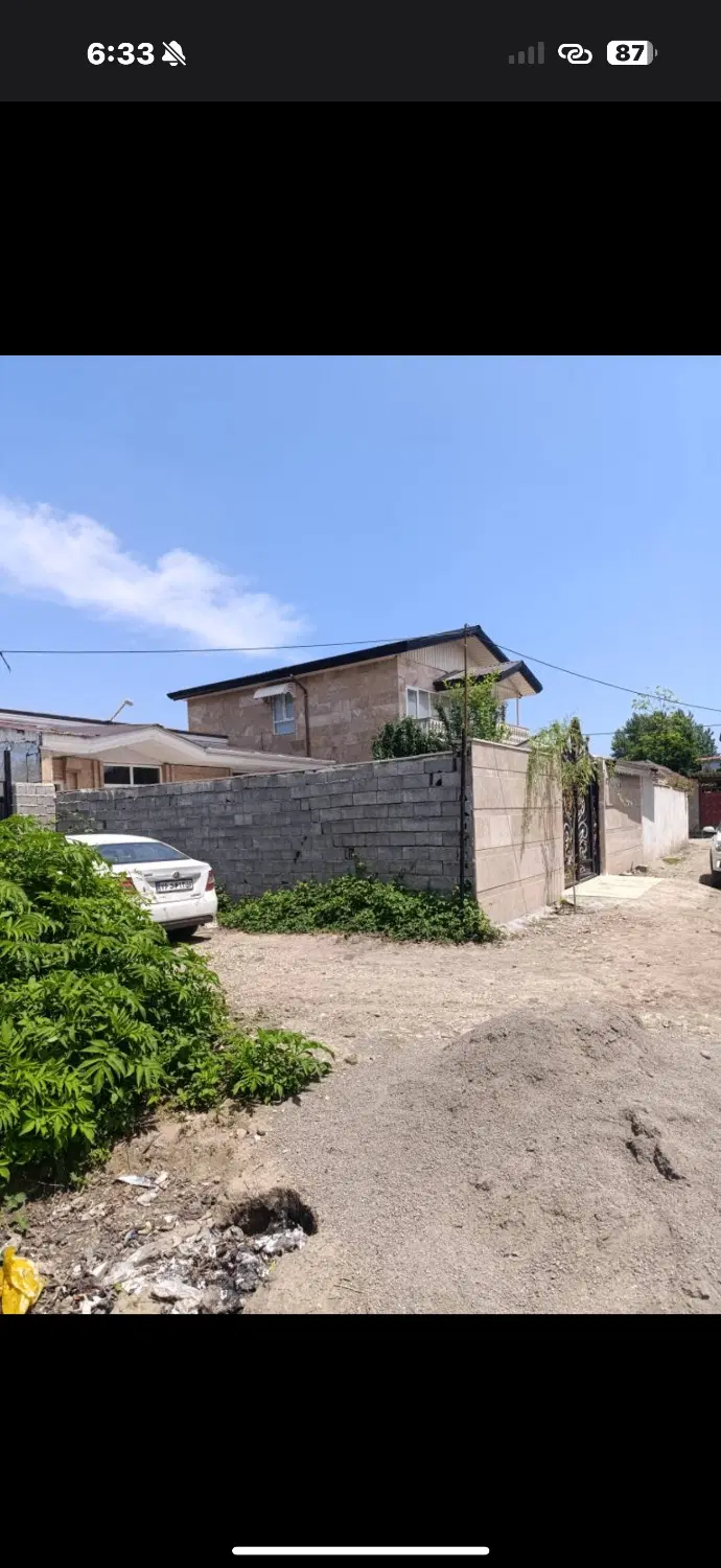 زمین در باغچه سرا