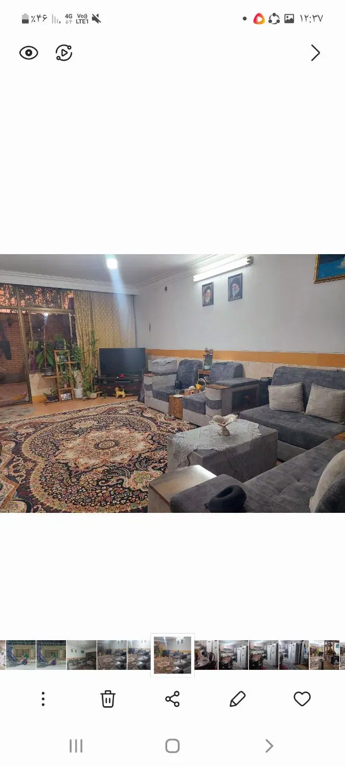 طبقه همکف دوخواب پل چمران