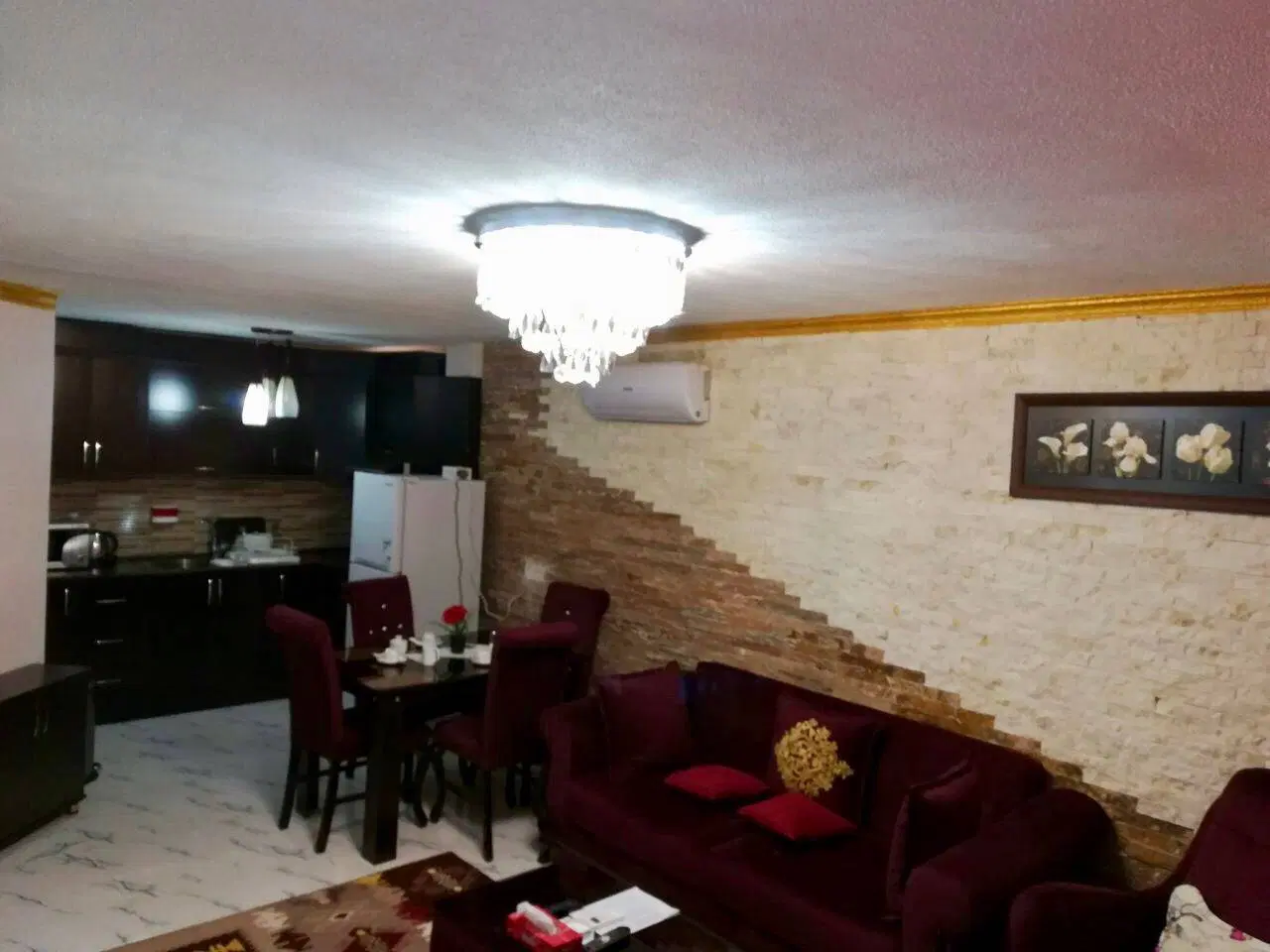 رهن کامل یکخواب مبله صدف