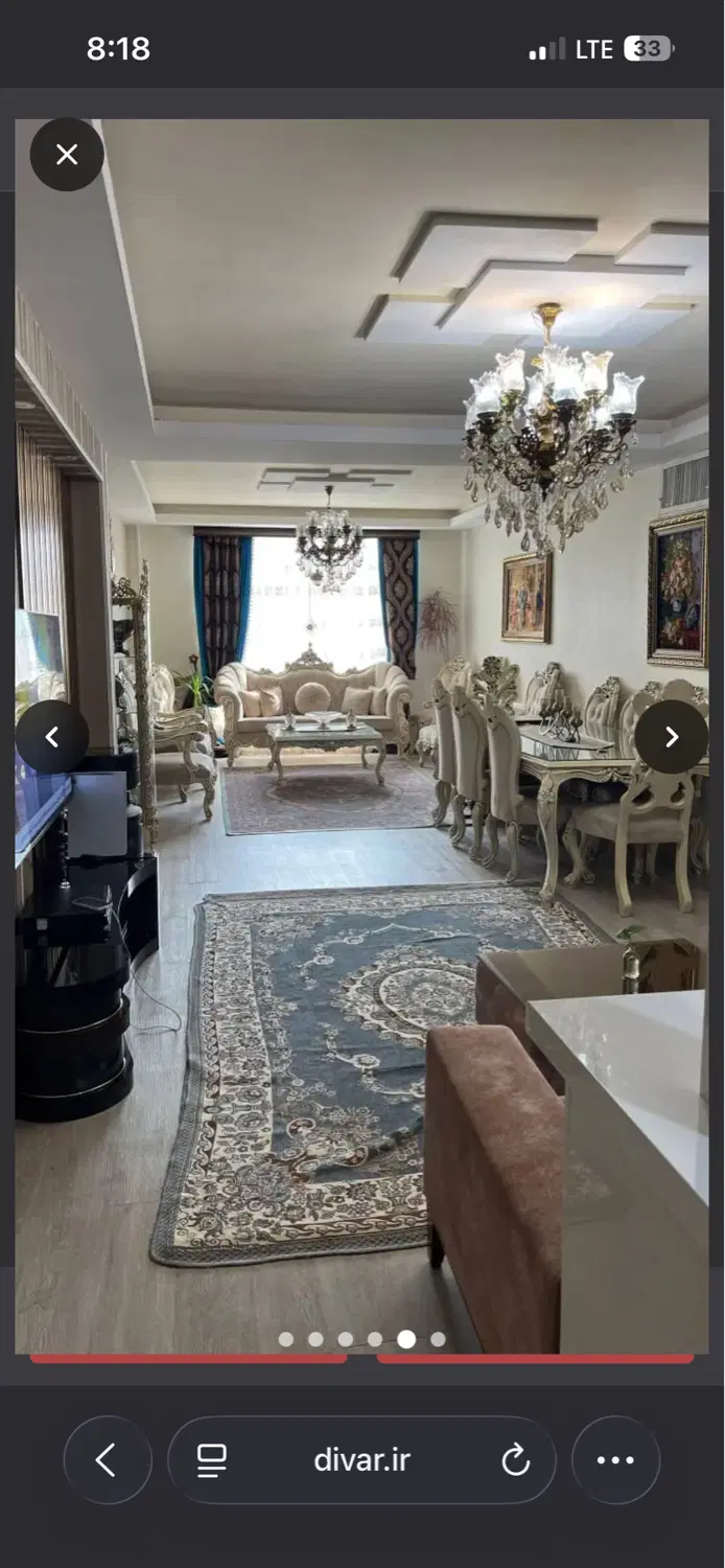 ۱۰۰ متر خیابان داور طبقه ۴ آسانسور