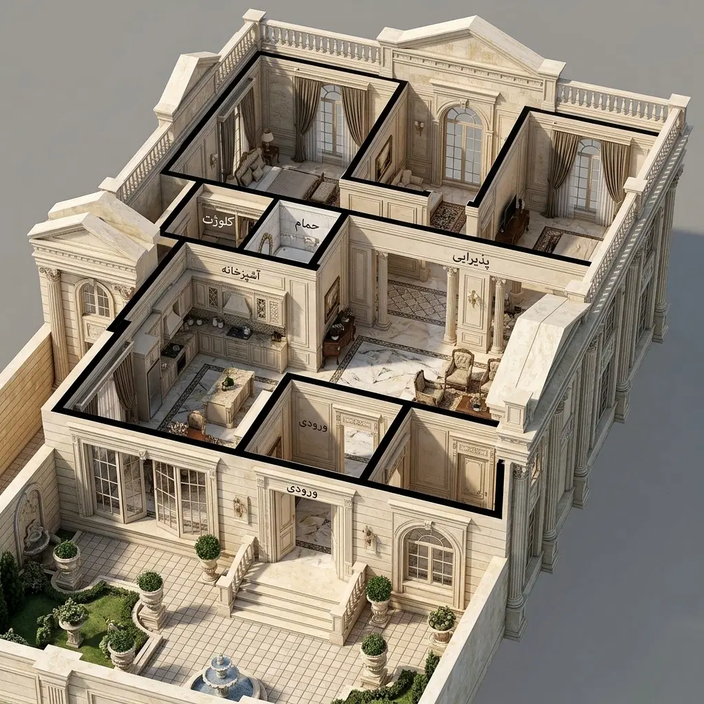 منزل مسکونی ویلایی جنوبی پردیس کوی 257