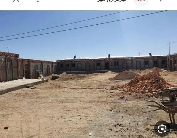 زمین ۲۰۰ متری منزلاب پشت مسجد