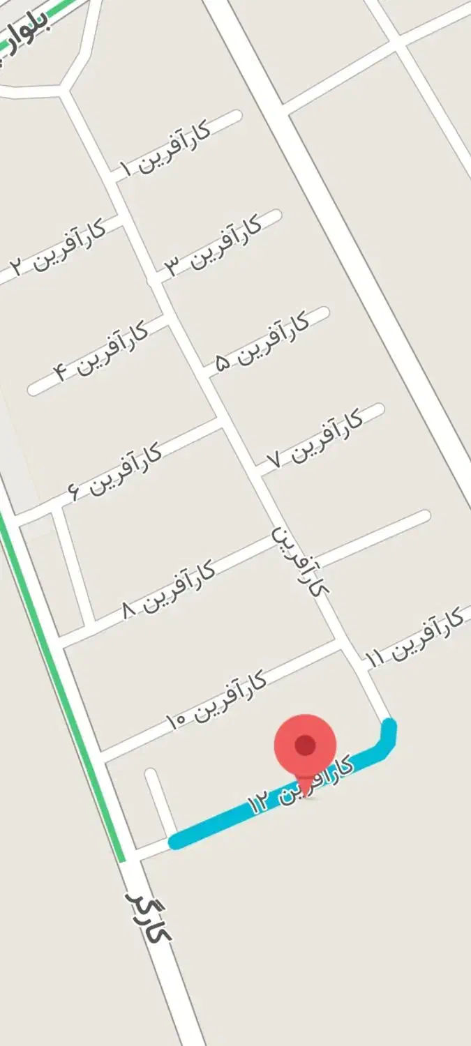 زمین کارگاهی ۷۵ متری لعابیران