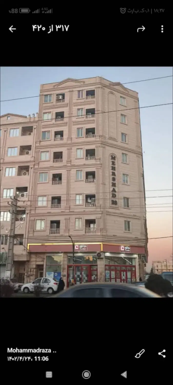 ۹۰متری _دوخواب _براصلی جنب بوستان ۱۵ خرداد