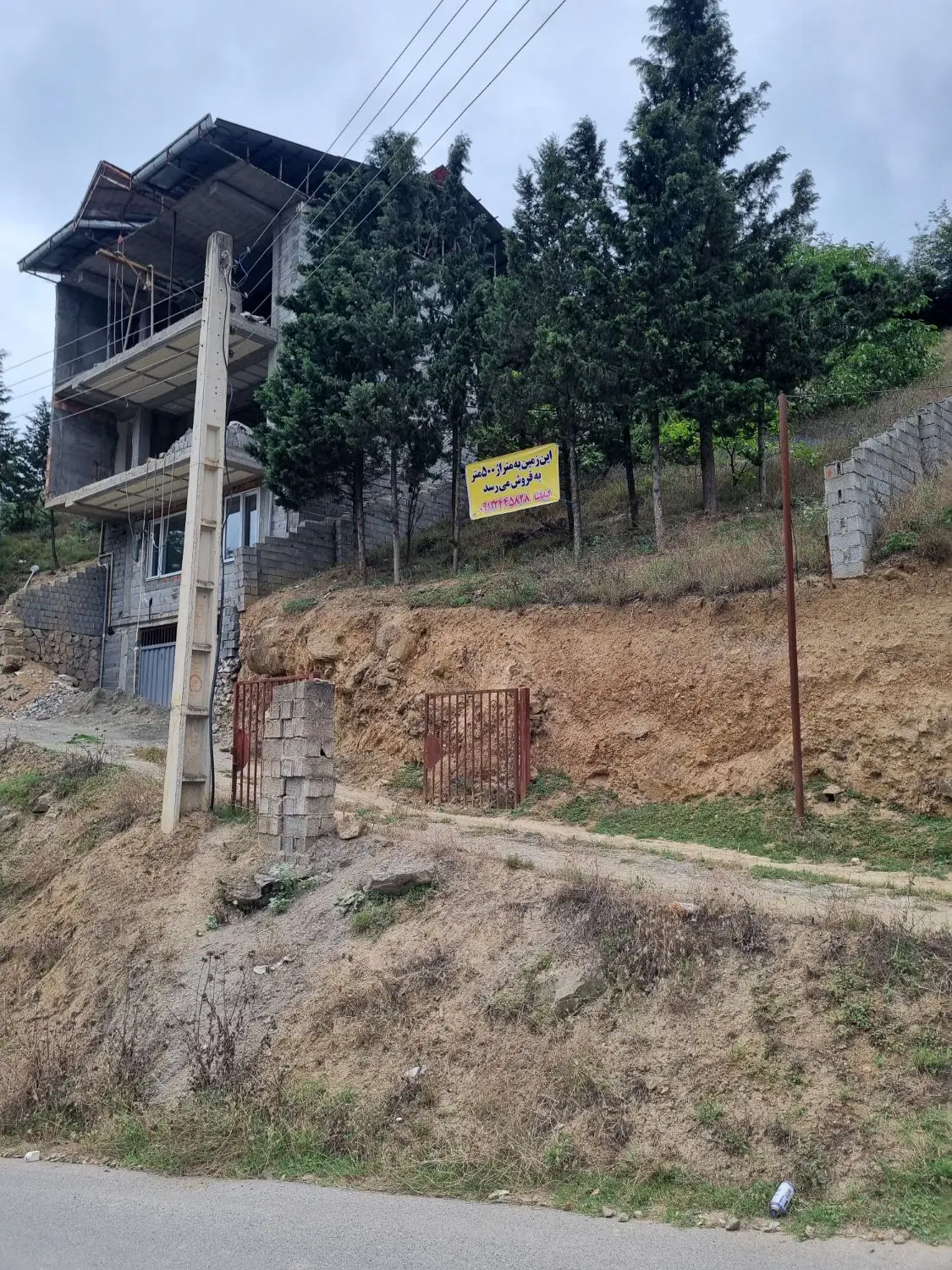 زمین فروشی ۵۰۰ متری واقع در روستای برار