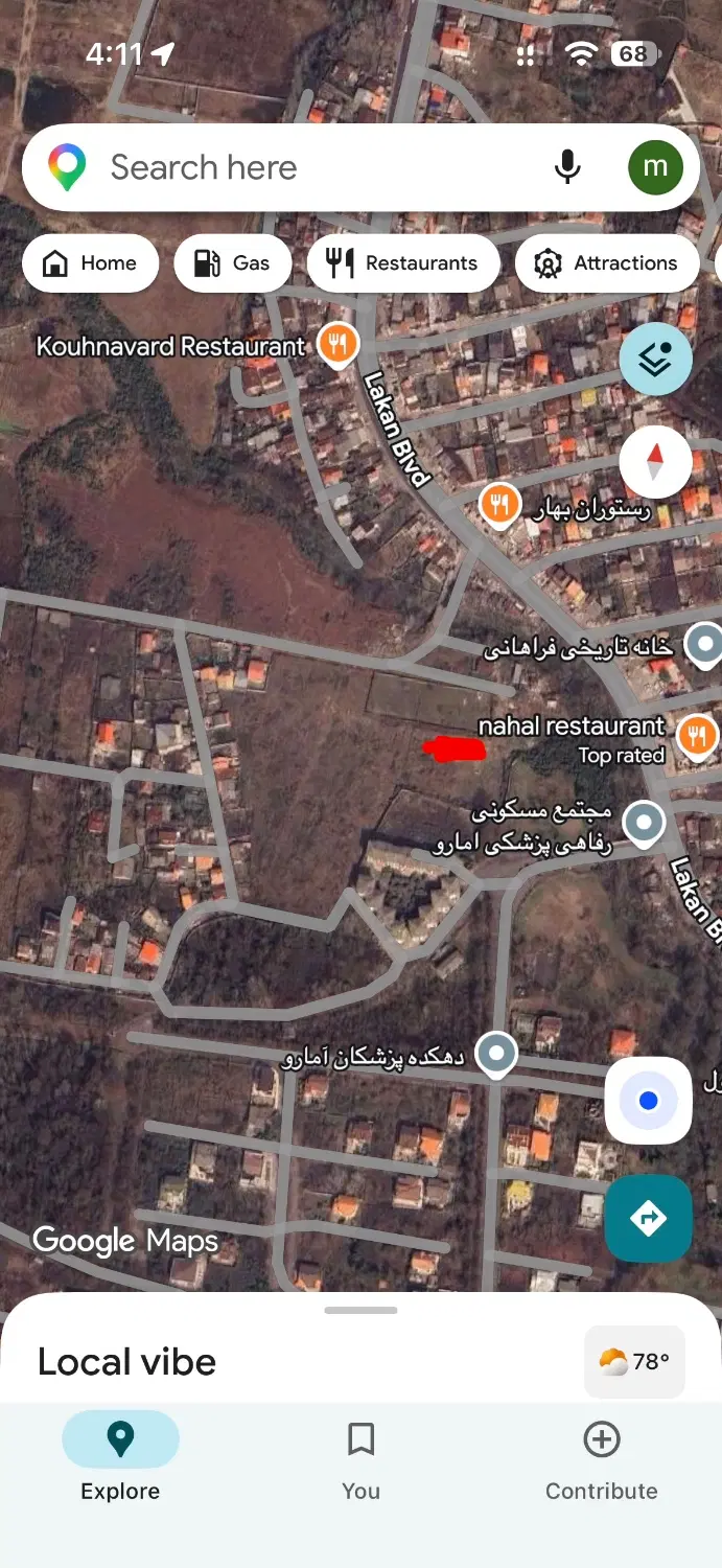 زمین مسکونی سند دار
