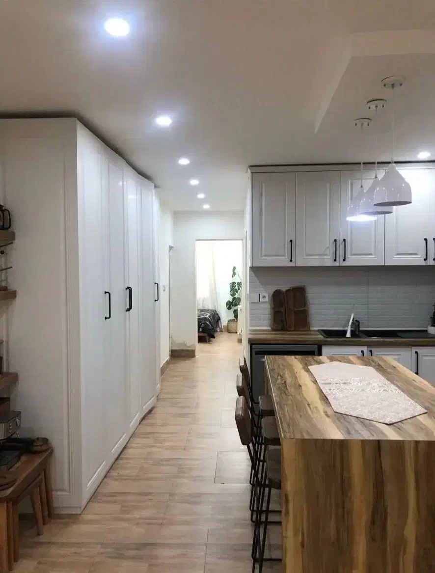 58متر_دوخواب_رو به نما_پلان مهندسی