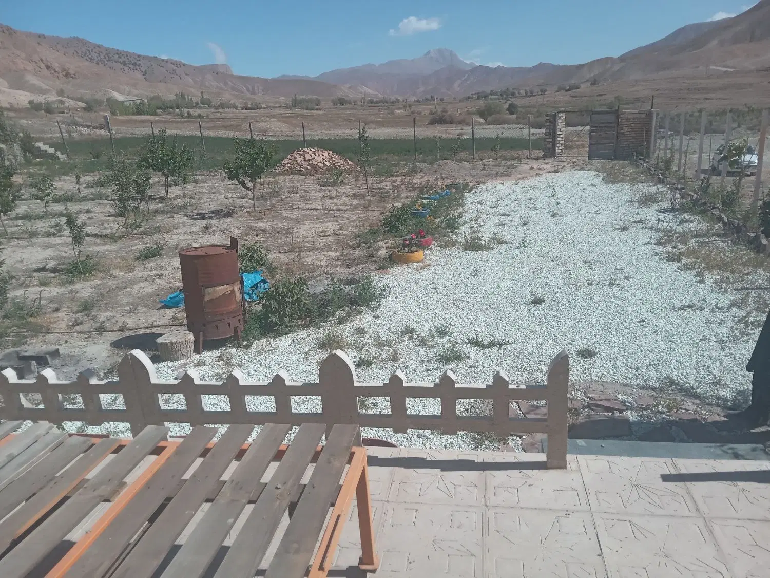 زمین باغی طرود فیروزکوه