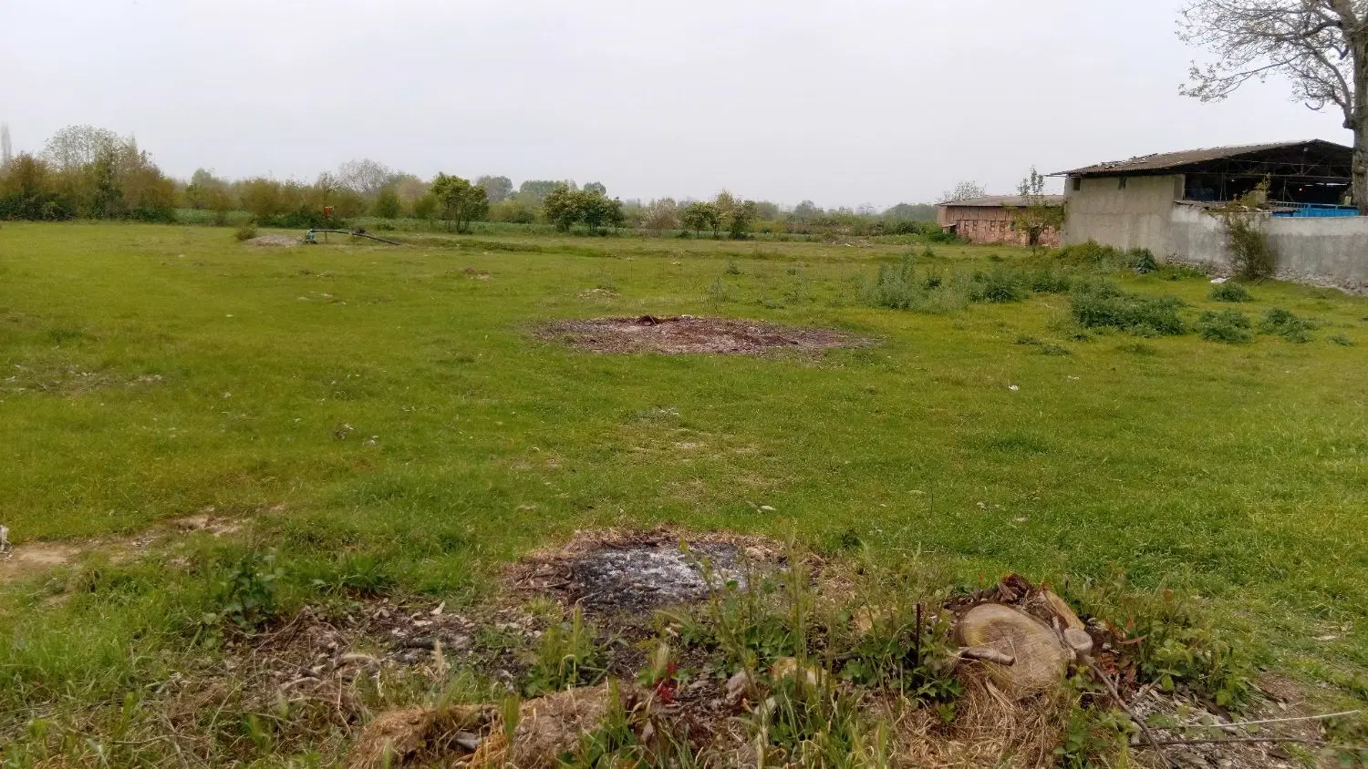 زمین کشاورزی بر جاده اق قلا