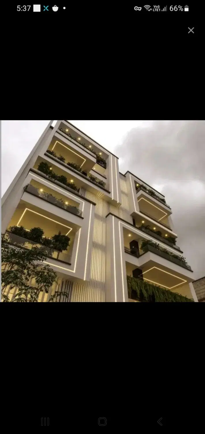 آپارتمان دو خوابه ۱۲۵ متری تک واحدی