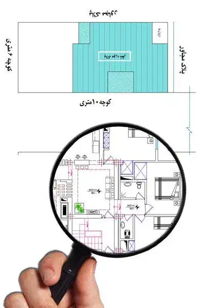 قطعه زمین مسکونی  تجاری شهرک فرهنگیان بهار
