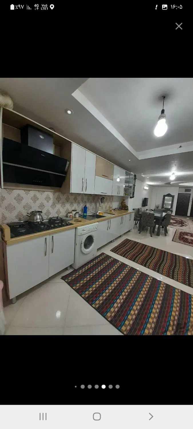 آپارتمان ۱۱۰متری طبقه۳ با آسانسور و انباری