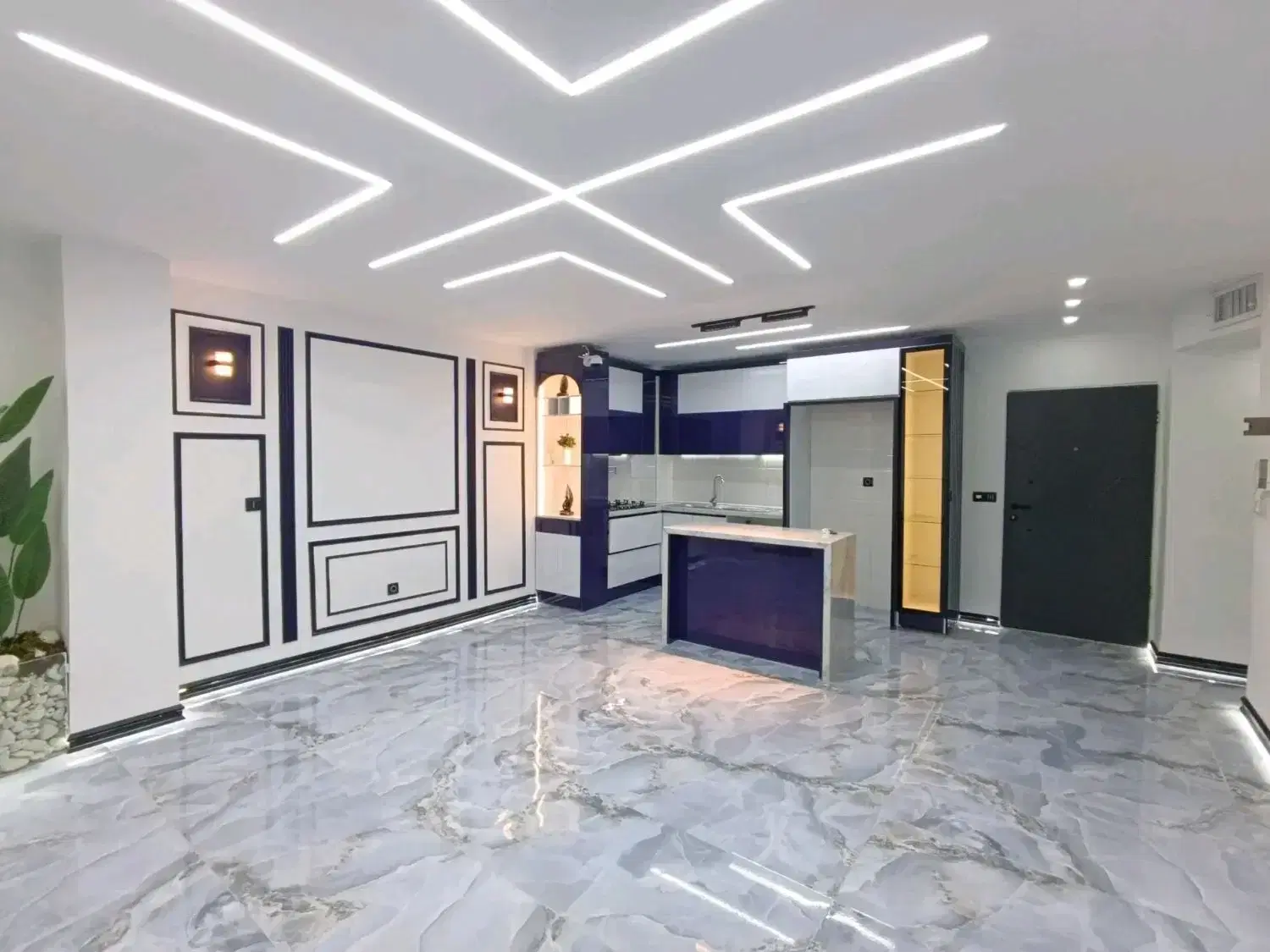 ۶۷_۵متردوخواب_سالن پرده خور_۱۶۰۰وام_پارکینگ سندی