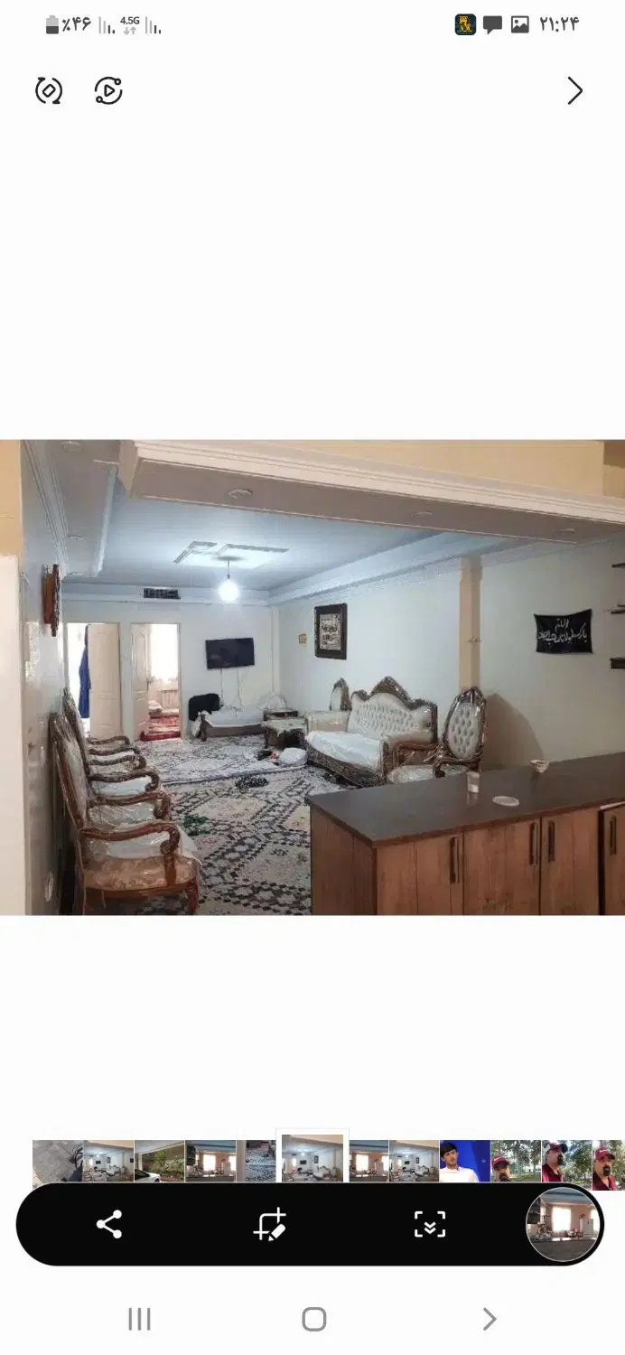 اپارتمان ۷۸ متری دو خواب اشپزخانه بزرگ