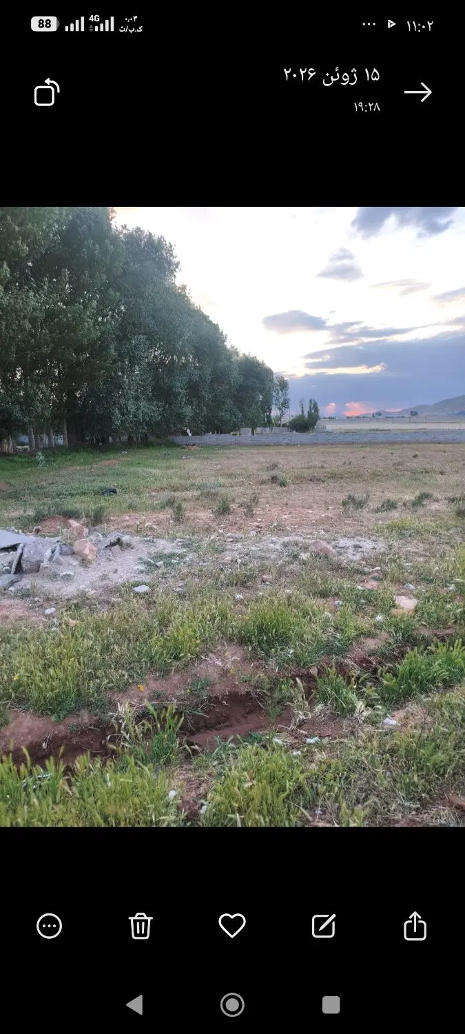 قطعه ویلایی 850متری قزلجه میدان سعید آباد پلیس راه