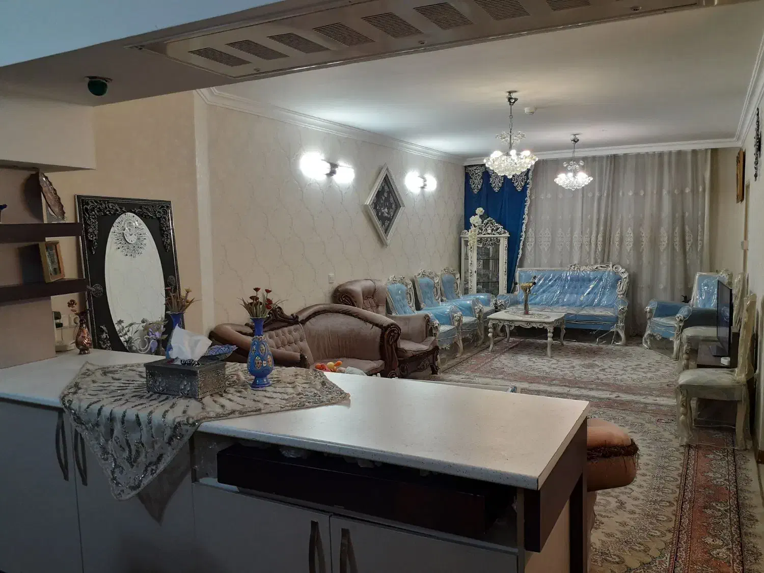 آپارتمان ۹۳ متر، دوخوابه، میلاد ۲، ویو عالی