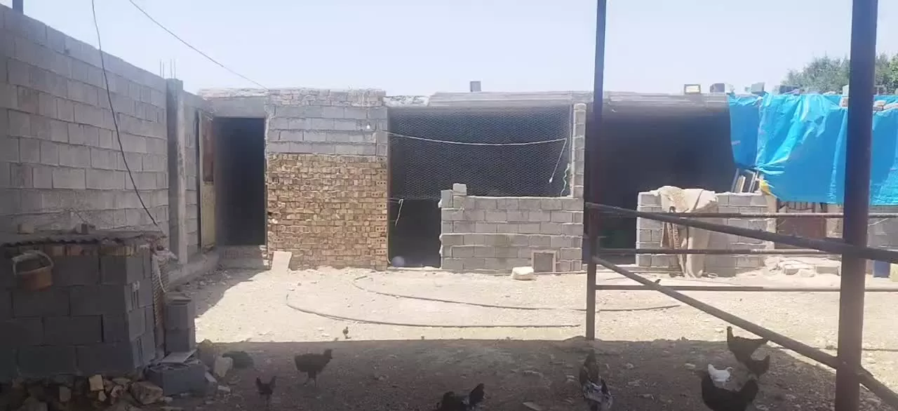 زمین دیوار کشی شده