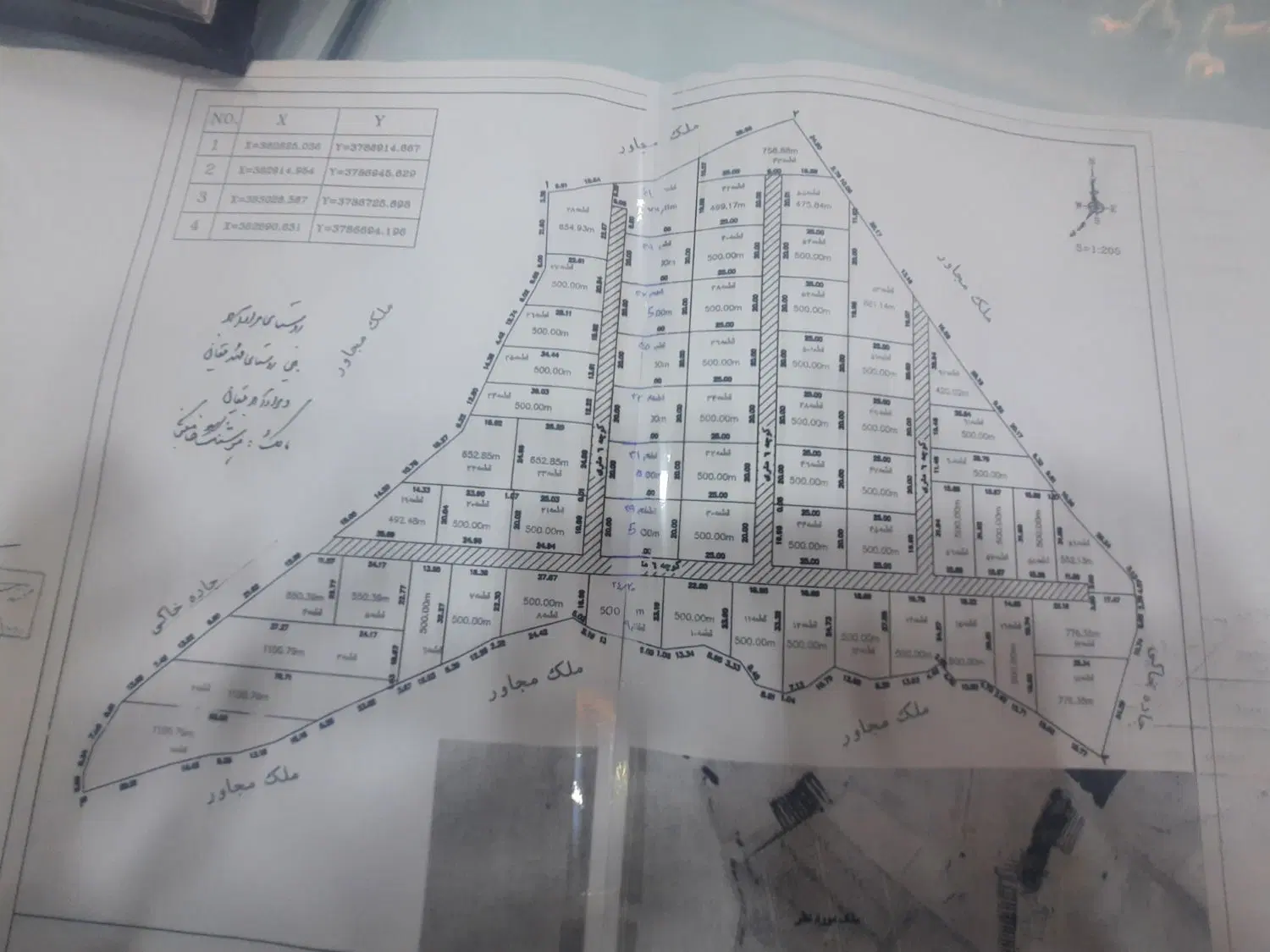 ۱۰۰۰مترزمین مراد اباد