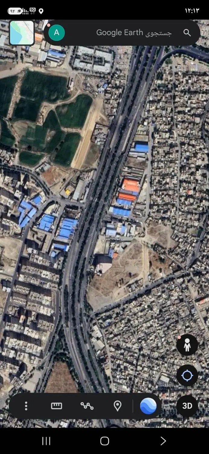 1500متر زمین صنعتی سبک حاشیه صدمتری مفتح