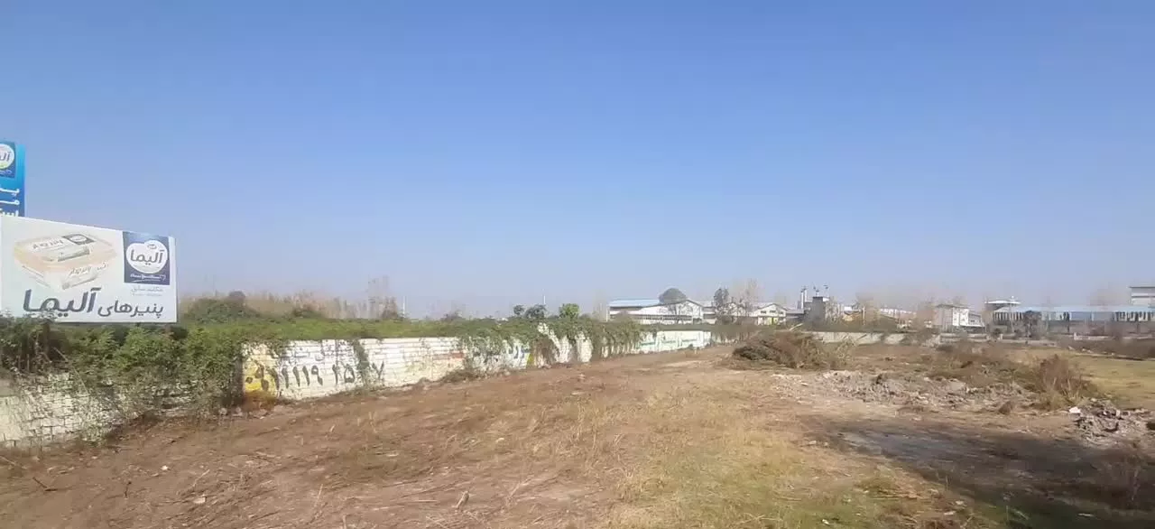 زمین 3000 متر بر خیابان اصلی