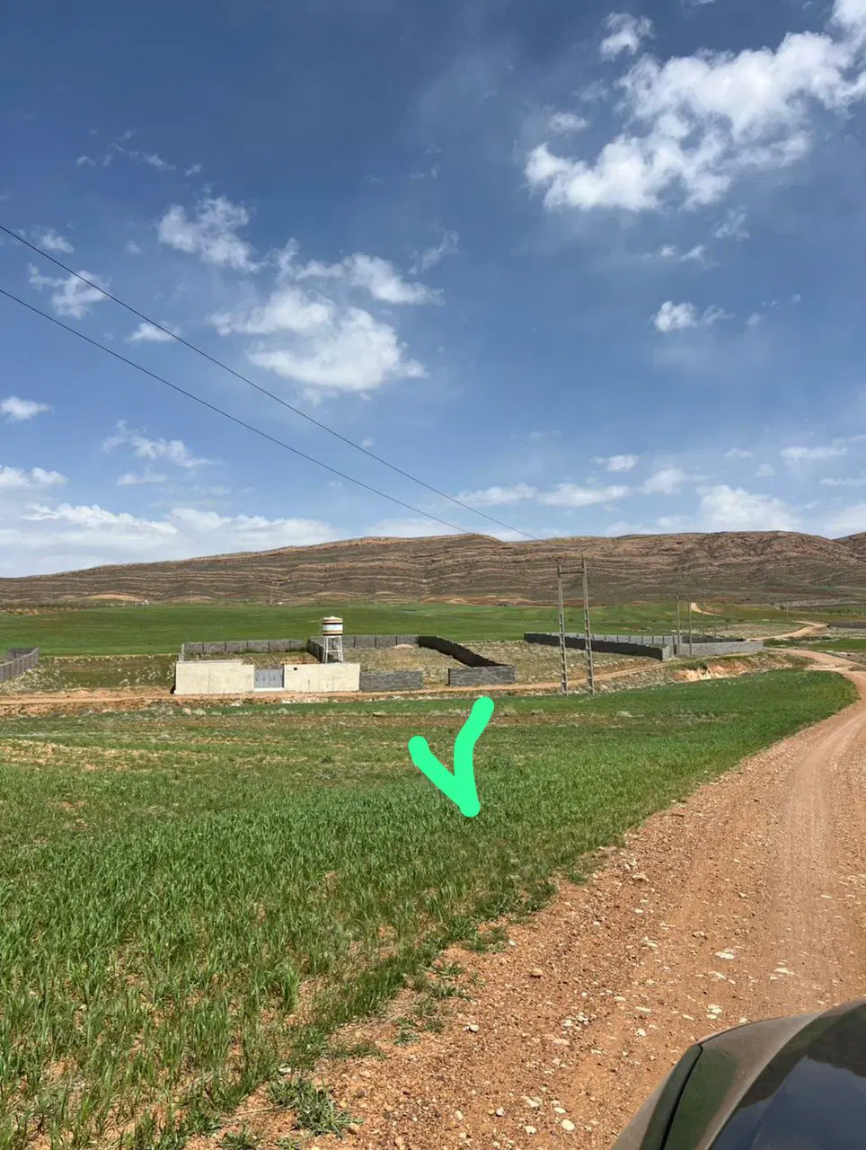 ۱۰۰۰ متر زمین با دیوار کودیان حیدر اباد  معاوضه