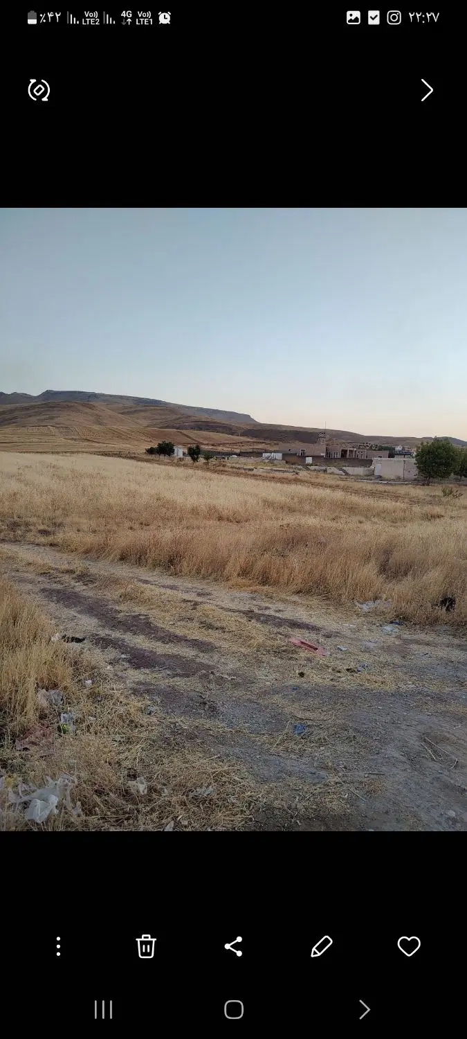 زمین ۳۵۳۳متر دارای تاییده ازشهرداری ونقشه مهندسی
