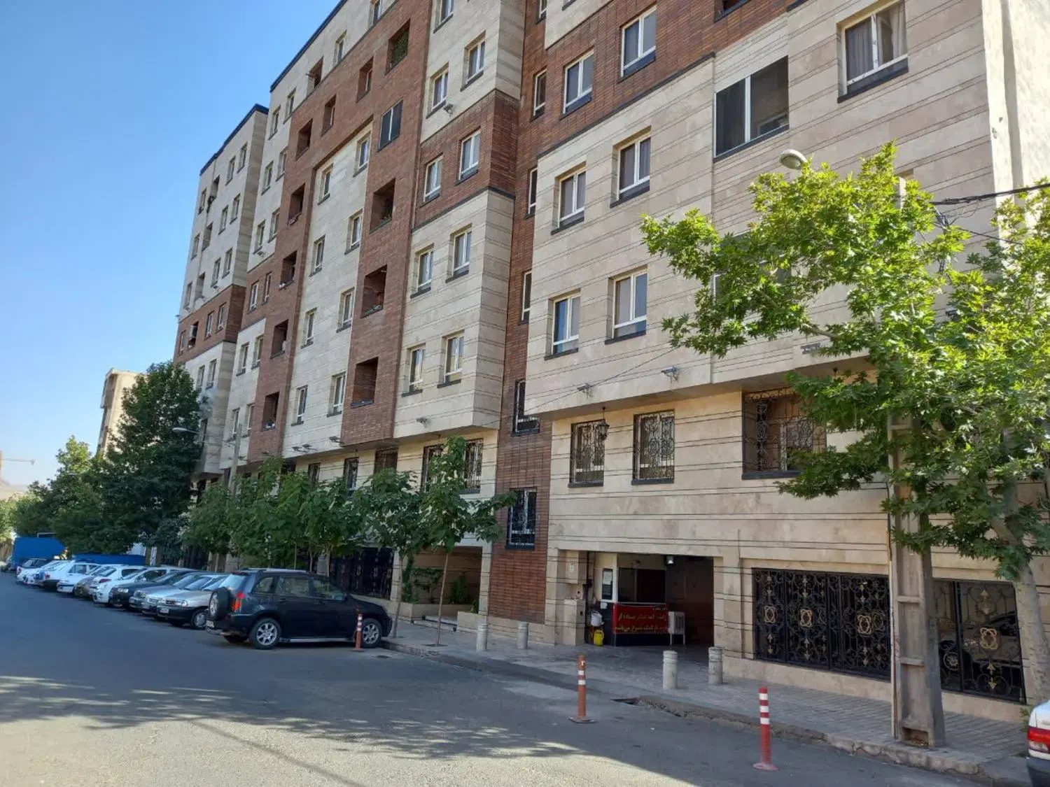۱۰۰متردوخواب خوش نقشه فول باپارکینگ انباری آسانسور