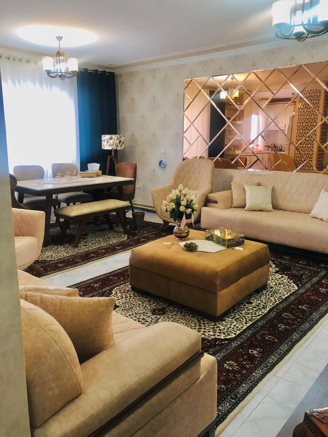 آپارتمان ۶۸ متر مربع باغ‌میشه