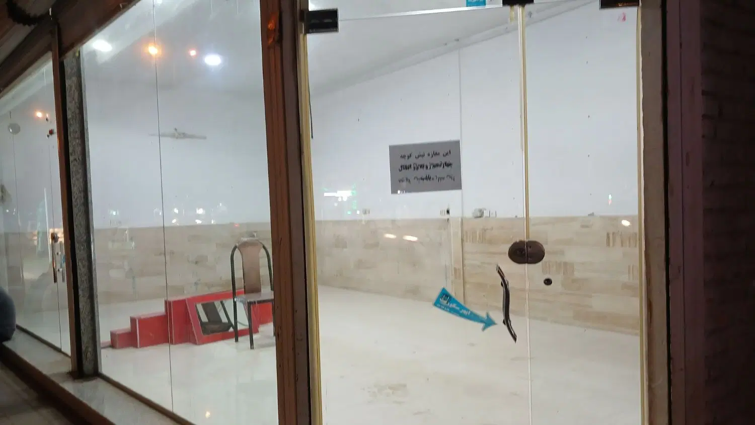 اجاره مغازه دو دهنه با ۹ متر بر
