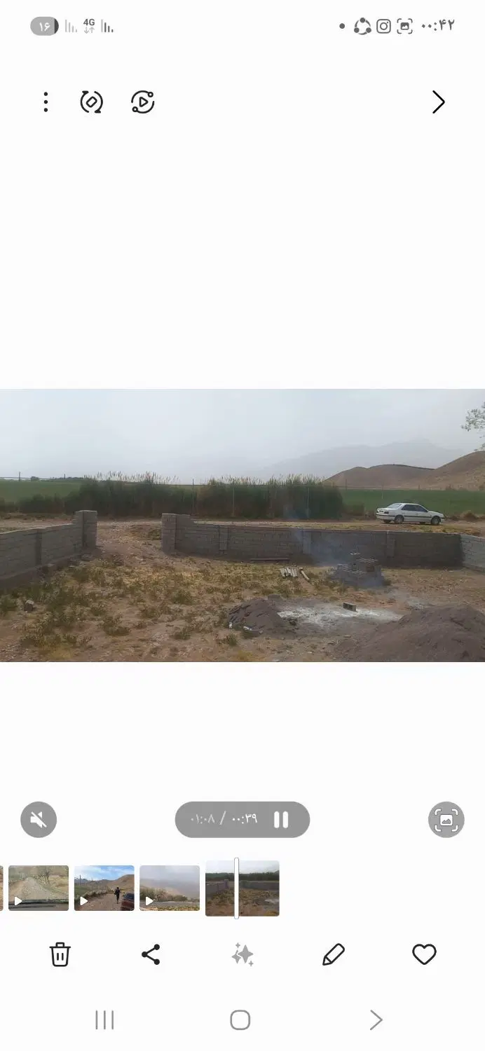 فروش زمین باغ محصور