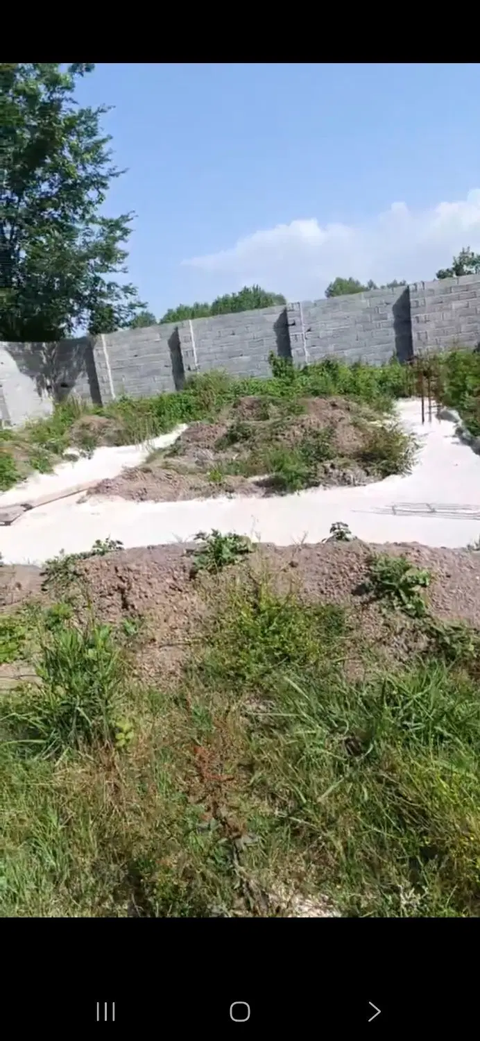 ۵۰۰ متر زمین مسکونی دور محصور با شناژ