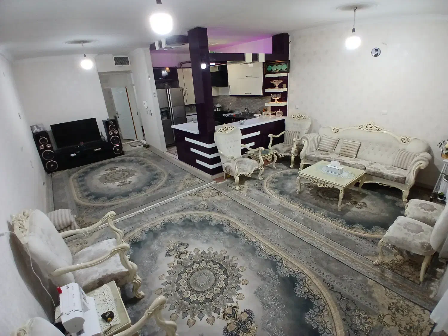 ۱۱۵ متر دو طبقه بازسازی شده