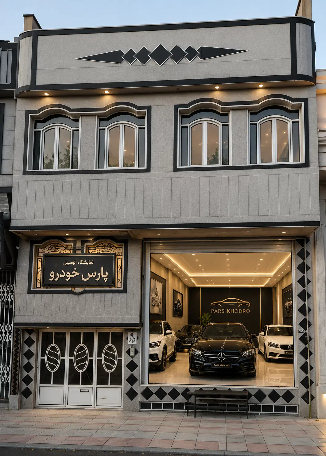 سه طبقه همکف تجاری بهر امامزاده ابراهیم